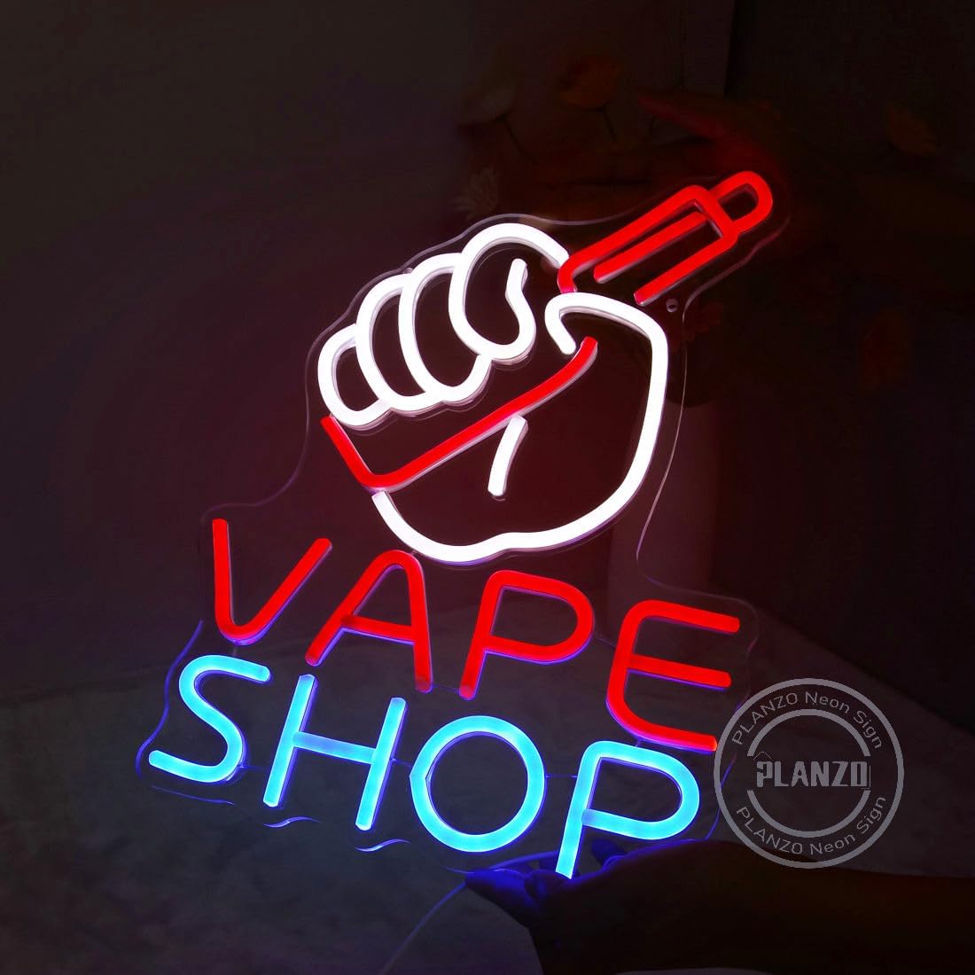 Неоновая вывеска для магазина  – обзор и цена Vape Decoration