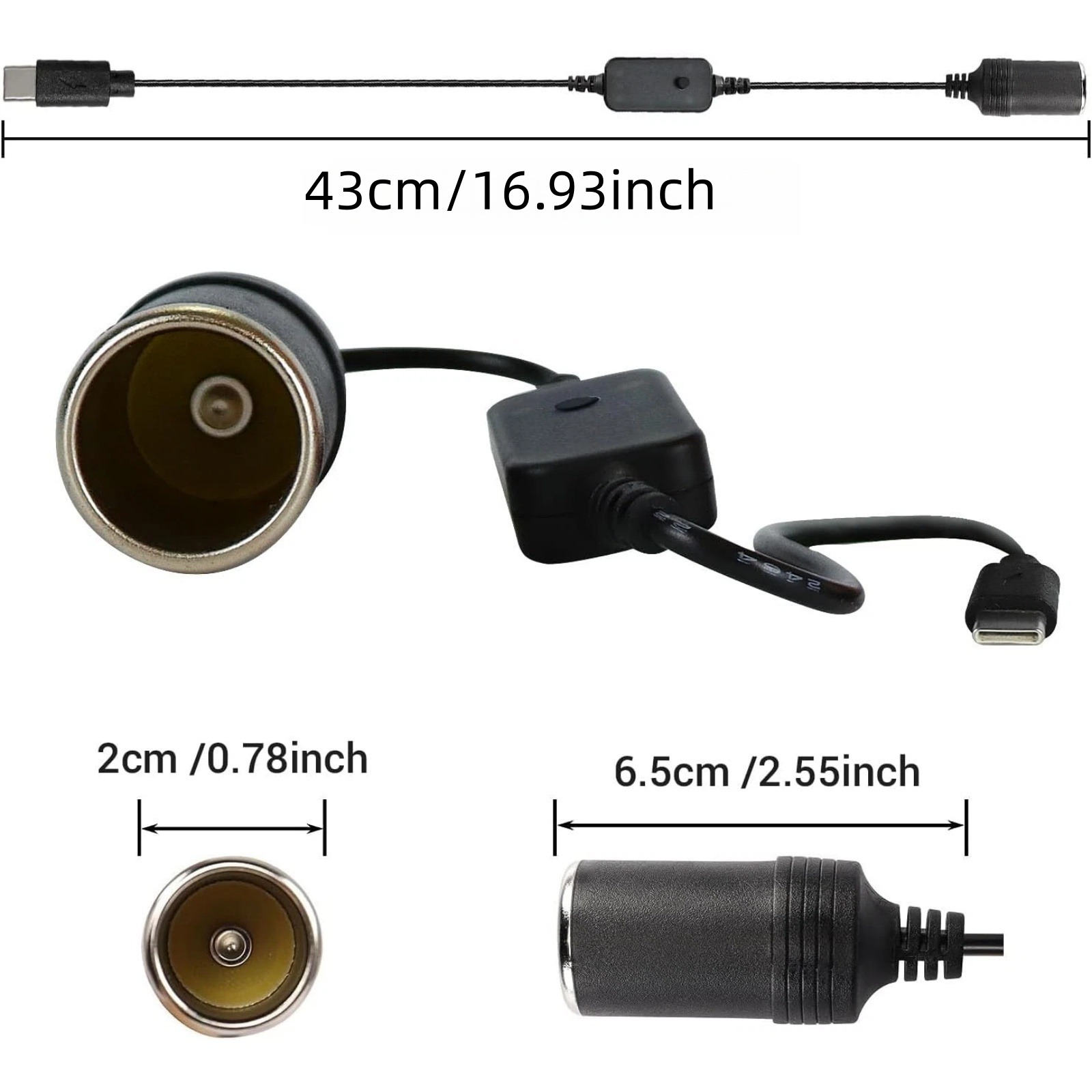 Адаптер-конвертер USB-C на авт – обзор и цена Accessories Experts Vape